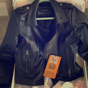 New w/tags Leather Cult Jennifer Aniston Jacket